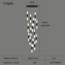 GobekUsa LED Chandelier Stairway Lamp Dining Table Kitchen Lighting Acrylic Chandelier