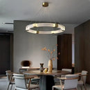 GobekUsa LED Chandelier with Acrylic Lampshade for Living Room Dining Bedroom Lighting