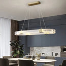 GobekUsa LED Chandelier with Acrylic Lampshade for Living Room Dining Bedroom Lighting