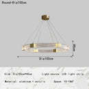 GobekUsa LED Chandelier with Acrylic Lampshade for Living Room Dining Bedroom Lighting