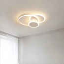 GobekUsa LED Chandelier with Remote for Living Room, Bedroom - Modern White Ceiling Lamp
