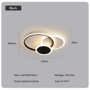 GobekUsa LED Chandelier with Remote for Living Room, Bedroom - Modern White Ceiling Lamp