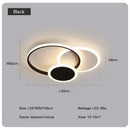 GobekUsa LED Chandelier with Remote for Living Room, Bedroom - Modern White Ceiling Lamp