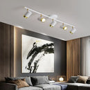GobekUsa LED Chandelier with Spotlights for Living Room Bedroom Ceiling Decor