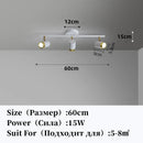 GobekUsa LED Chandelier with Spotlights for Living Room Bedroom Ceiling Decor