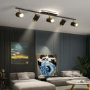 GobekUsa LED Chandelier with Spotlights for Living Room Bedroom Ceiling Decor