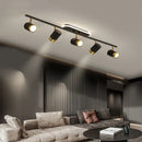 GobekUsa LED Chandelier with Spotlights for Living Room Bedroom Ceiling Decor