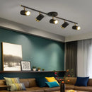 GobekUsa LED Chandelier with Spotlights for Living Room Bedroom Ceiling Decor