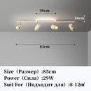 GobekUsa LED Chandelier with Spotlights for Living Room Bedroom Ceiling Decor