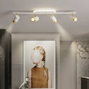 GobekUsa LED Chandelier with Spotlights for Living Room Bedroom Ceiling Decor