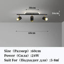 GobekUsa LED Chandelier with Spotlights for Living Room Bedroom Ceiling Decor