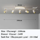 GobekUsa LED Chandelier with Spotlights for Living Room Bedroom Ceiling Decor