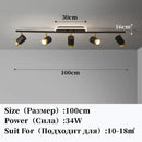 GobekUsa LED Chandelier with Spotlights for Living Room Bedroom Ceiling Decor