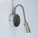 GobekUsa LED Corridor Reading Wall Light with Mini Metal Shade - Warm/White Lighting Sconce Lamp in Chrome