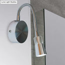 GobekUsa LED Corridor Reading Wall Light with Mini Metal Shade - Warm/White Lighting Sconce Lamp in Chrome