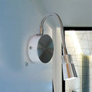 GobekUsa LED Corridor Reading Wall Light with Mini Metal Shade - Warm/White Lighting Sconce Lamp in Chrome