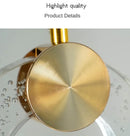 GobekUsa LED Crystal Pendant Light for Bedroom and Bathroom