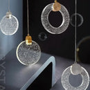 GobekUsa LED Crystal Pendant Light for Bedroom and Bathroom