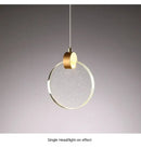 GobekUsa LED Crystal Pendant Light for Bedroom and Bathroom