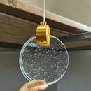 GobekUsa LED Crystal Pendant Light for Bedroom and Bathroom