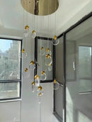 GobekUsa LED Crystal Pendant Light for Bedroom and Bathroom