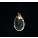 GobekUsa LED Crystal Pendant Light for Bedroom and Bathroom
