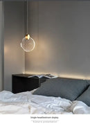 GobekUsa LED Crystal Pendant Light for Bedroom and Bathroom