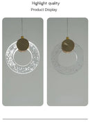 GobekUsa LED Crystal Pendant Light for Bedroom and Bathroom