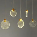 GobekUsa LED Crystal Pendant Light for Bedroom and Bathroom