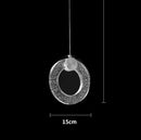 GobekUsa LED Crystal Pendant Light for Bedroom and Bathroom