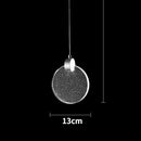 GobekUsa LED Crystal Pendant Light for Bedroom and Bathroom
