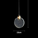 GobekUsa LED Crystal Pendant Light for Bedroom and Bathroom