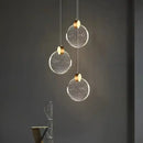 GobekUsa LED Crystal Pendant Light for Bedroom and Bathroom