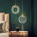GobekUsa LED Crystal Pendant Light for Bedroom and Bathroom