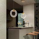 GobekUsa LED Crystal Pendant Light for Bedroom and Bathroom