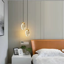 GobekUsa LED Crystal Pendant Light for Bedroom and Bathroom