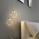 GobekUsa LED Crystal Pendant Light for Bedroom and Bathroom