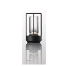 Modern black led crystal table lamp bedroom lantern night light by Decorbites
