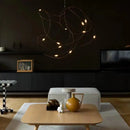 GobekUsa LED Firefly Chandelier for Hotel and Kitchen