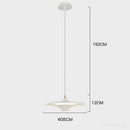 GobekUsa LED Flying Saucer Pendant Lights for Living Room Dining Bedroom Indoor Lighting