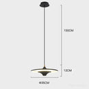 GobekUsa LED Flying Saucer Pendant Lights for Living Room Dining Bedroom Indoor Lighting