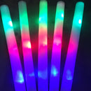 Rainbow led foam stick baton party event light by Decorbites
