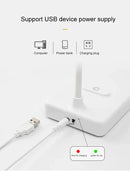 Modern white led foldable desk lamp bedroom touch dimmable light by Decorbites