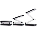 Modern white & black folding desk lamp for bedroom reading by Decorbites