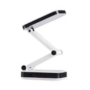 Modern white & black folding desk lamp for bedroom reading by Decorbites