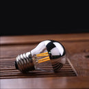 GobekUsa LED G45 Globe Dimmable Silver Bowl Bulb 4W 2700K 6000K