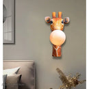 GobekUsa LED Giraffe Wall Lamp: Modern European Cartoon Design for Home Living Room Bedroom