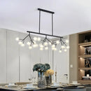 GobekUsa LED Glass Ball Branch Chandelier | Modern Firefly Art Decor Lighting