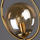 GobekUsa LED Glass Ball Brass Ring Table Lamp for Stylish Living and Bedroom Lighting