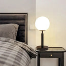 GobekUsa LED Glass Ball Brass Table Lamp for Luxury Home Decor Bedrooms & Offices